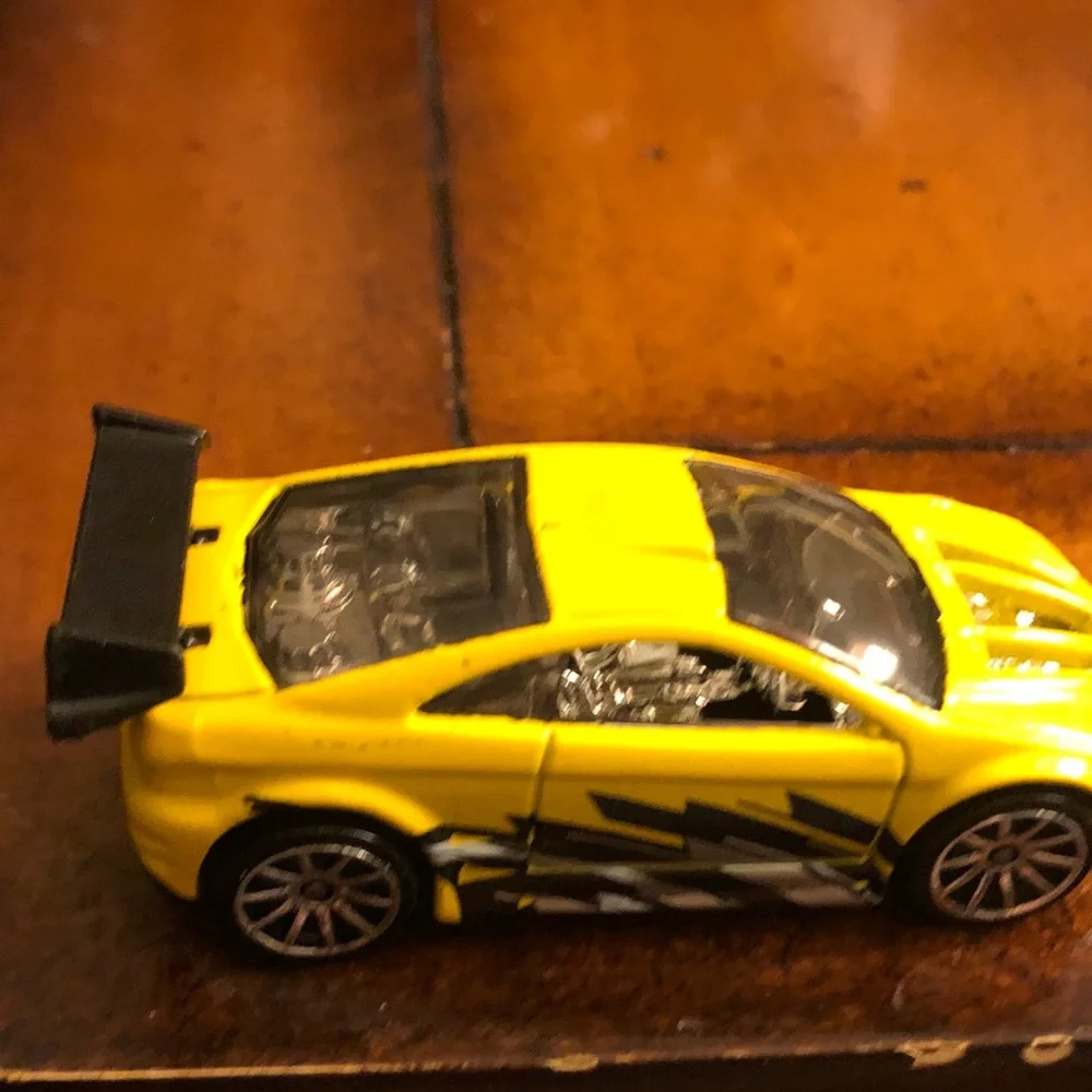 Yellow Kids Toy Sports Car - Mini Die-Cast Vehicle